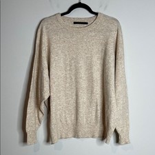 Jenni Kayne Women  s Oversized Creckneck Tunic Sweater Size Medium Wool Blend