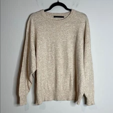 Jenni Kayne Women’s Oversized Creckneck Tunic Sweater Size Medium Wool Blend