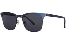 Jaguar 37577 4200 Sunglasses Men's Blue/Gunmetal/Blue Lenses Square Shape 52mm