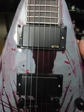 Flying V Electric Guitar Solid Body Black accessories 24 frets Artistic Guitar