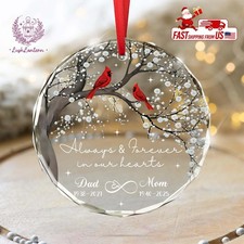 Memorial Ornament, Loss of Mom Dad, Memorial Day Keepsake, Sympathy Gifts, Remem