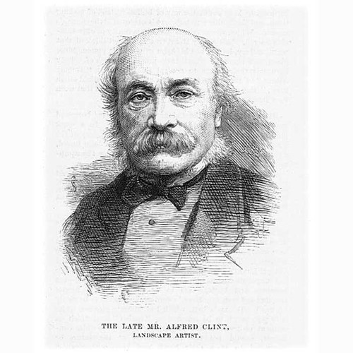 ALFRED CLINT Landscape Painter - Antique Print 1883