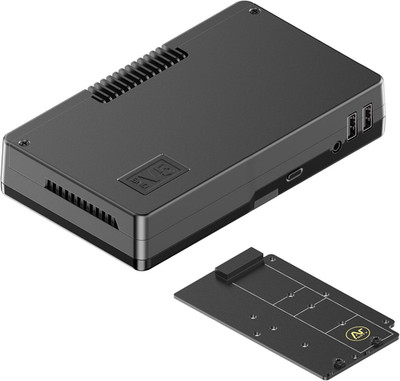 Argon ONE V5 M.2 Nvme Case for Raspberry Pi 5 | Aluminum Pi 5 Case W/Active + Pa