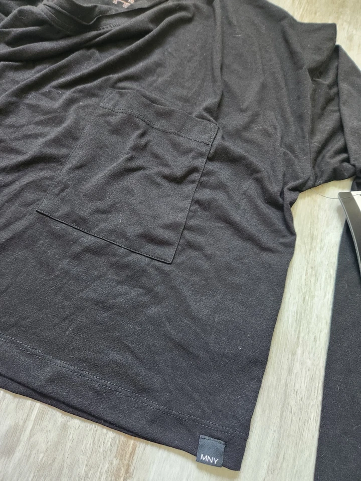 NUEVO CON ETIQUETAS Marc New York MNY Camisas de Rendimiento Recortadas Negro Azul Lote de 2 Talla XL Foto 4 de 4