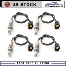 4X Oxygen O2 Sensor for 2012-2013 Jeep Grand Cherokee 6.4L Front+Rear