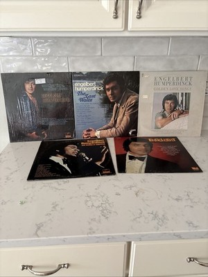 Engelbert Humperdinck LP Lot Of 5 Records with inner sleeves   12''   33 RPM  LP