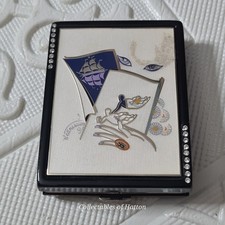 Estee Lauder Este compact Gemini case lovely craftmanship excellent empty