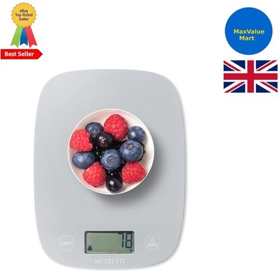 Stilvolle Multifunktions-Küchenwaage - 5 kg/11 Pfund Kapazität mit umbaubaren Einheiten