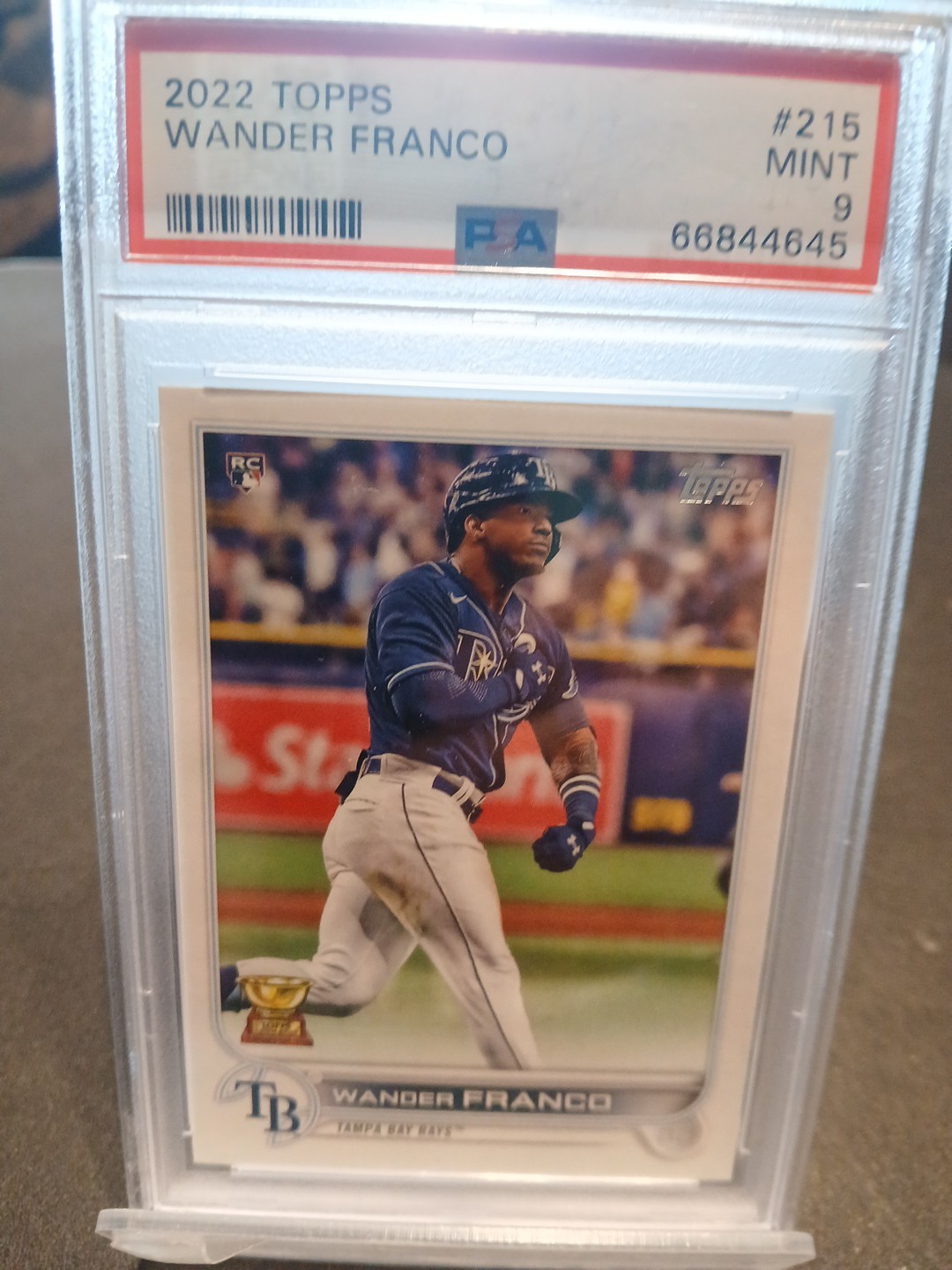 2022 Topps Wander Franco #215 PSA 9