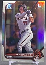2022 Bowman Draft #BDC-138 Andrew Pintar Arizona 1st Bowman Chrome Refractor