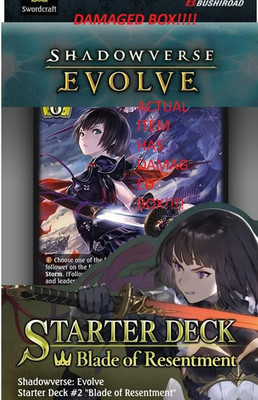 Shadowverse Evolve Starter Deck: Blade of Resentment - SD02 DAMAGED BOX SEALED