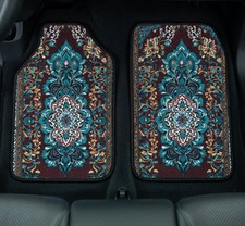 New Car Floor Mats Vintage Carpet Printed Universal 2 Front 2 Rear New Car Floor Mats Vintage Carpet Printed Universal 2 Front 2 Rear