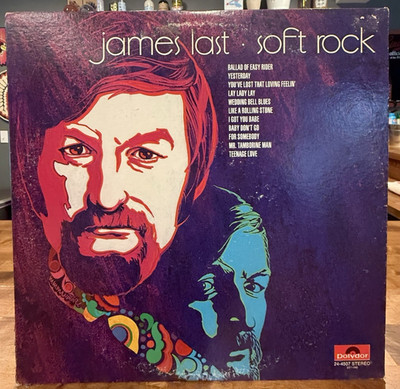 James Last Soft Rock Promo LP White Label Sterling RL VG+ Polydor 24-4507