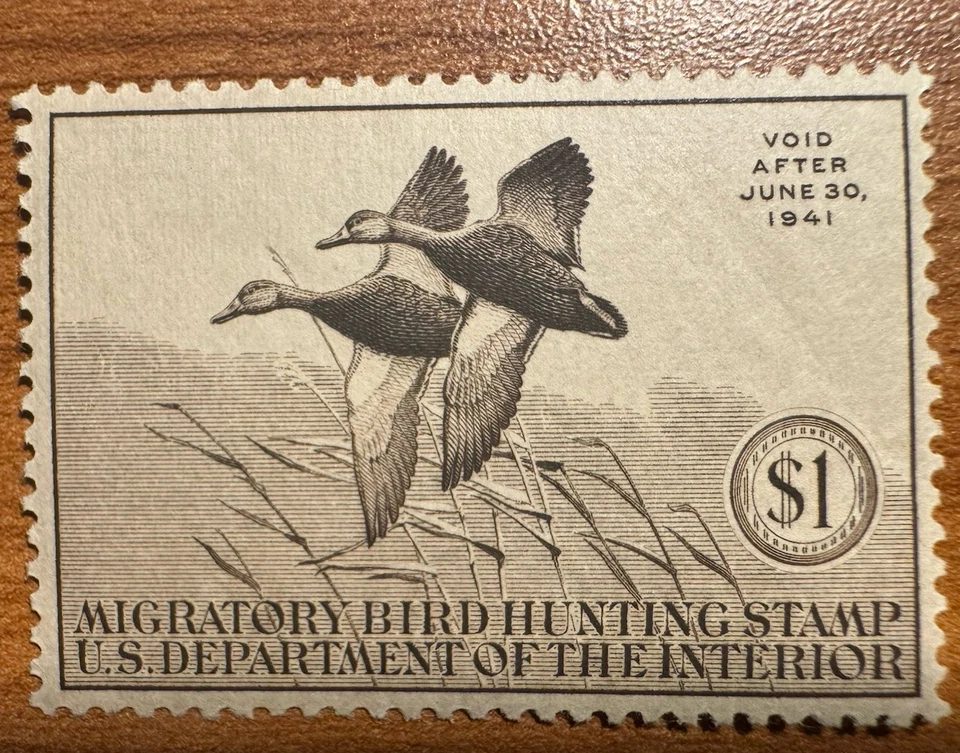 SCOTT: US # RW7 DUCK STAMP MINT OG NH PSE GRADED CERT VF-XF 85 - Image 3 of 4