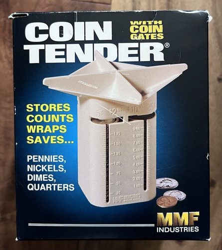 MMF Industries Coin Tender Coin Sorter Made in USA W Box