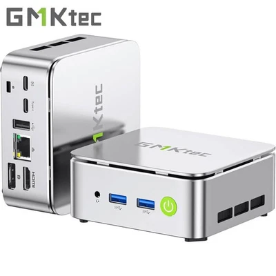 GMKtec Mini PC Ryzen 5 3500U Up to 3.7GHz 16GB RAM 256GB Office Desktop Computer