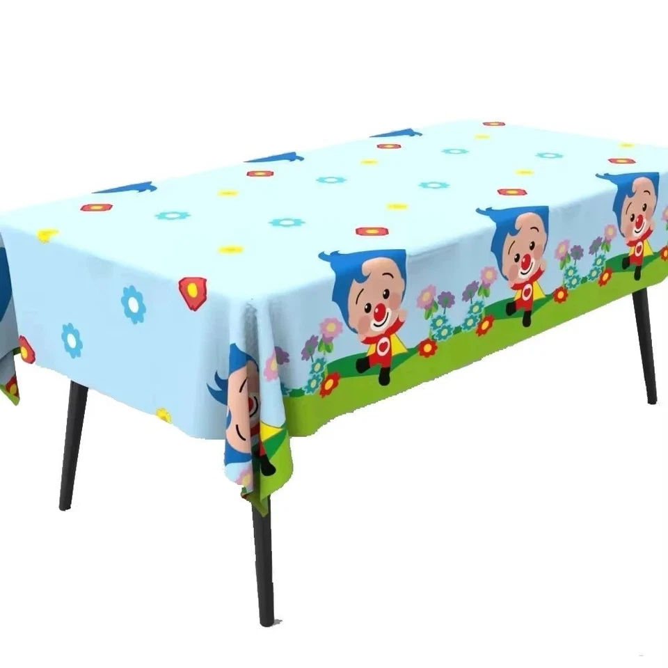 Manteles Payaso Plim Plim para Niños Fiesta, Cumpleaños o Baby Shower Decoración Nuevos Foto 2 de 4