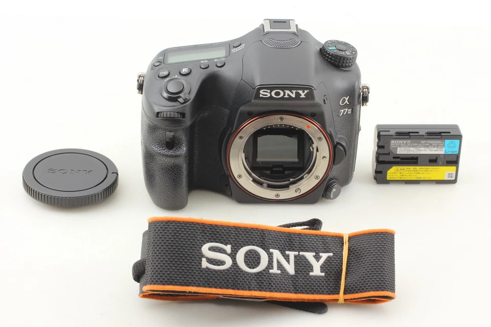 [Fast neuwertig] Sony Alpha a77 α77 II schwarz digitale Spiegelreflexkamera Gehäuse aus Japan - Bild 2 von 4