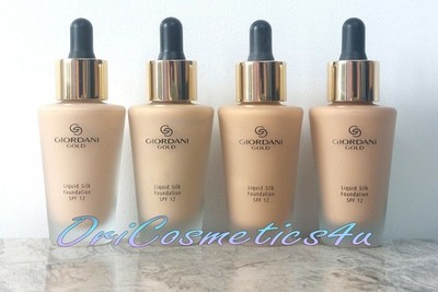 Oriflame Giordani Gold Liquid Silk Foundation 30ml Multi Shade SPF12 NEU