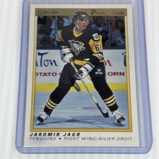 1990-91 O-Pee-Chee Premier Jaromir Jagr Rookie RC #50 Penguins
