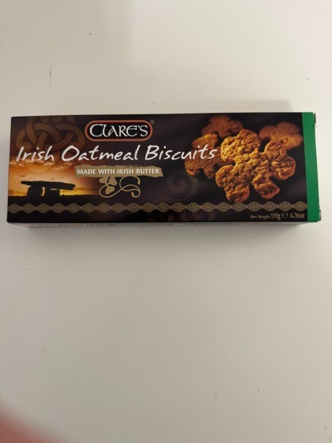 Clares Irish Oatmeal Biscuits 135g