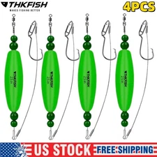 4PCS Catfish-Rig-for-Bank-Fishing-Catfish-Tackle-Floats-with-Rattler-Circle Hook