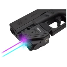 Versatile Tactical Flashlight: 700 Lumen & Dual Laser with Rechargeable Battery