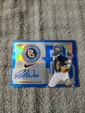 steven williams 2016 leaf perfect game rookie blue auto nationals #BA-SW1 6/12