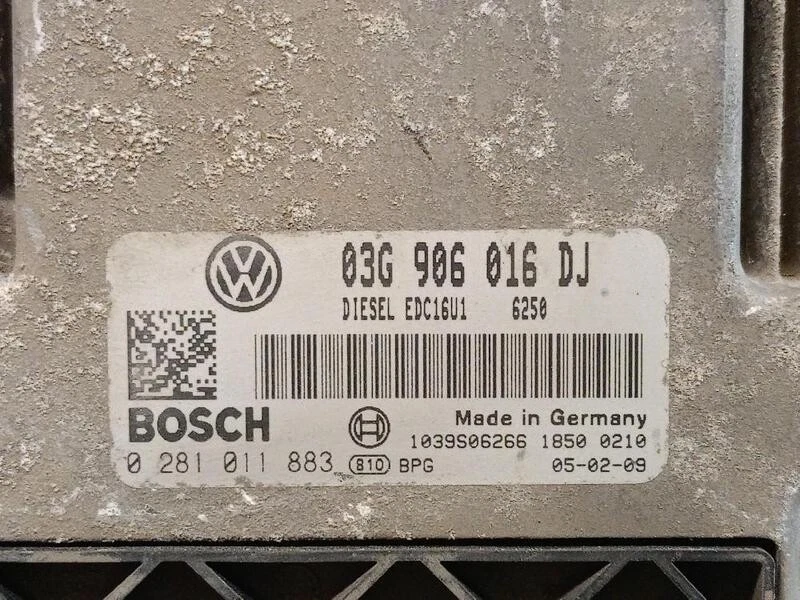 03G906016DJ centralita motor uce para SKODA OCTAVIA II (1Z3) 1.9 TDI 5224670 - Immagine 4 di 4