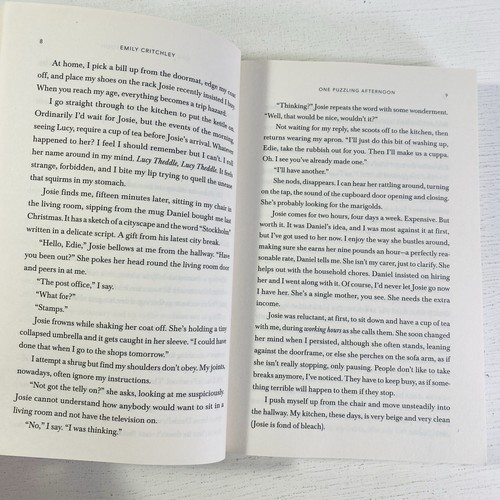 One Puzzling Afternoon : A Novel by Emily Critchley (2023, Trade Paperback) - Foto 9 di 12