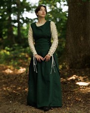 Mytholon Uma Kleid Baumwolle Grün M Larp Mittelalter #15252
