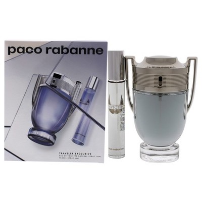 ''Invictus by Paco Rabanne for Men -2 Pc Gift Set 3.4oz EDT Spray,0.68oz EDT Spra