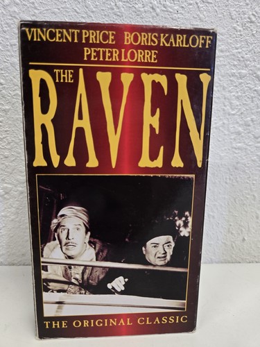The Raven (VHS, 1999) Vincent Price, Boris Karloff, Peter Lorre Tested WORKS - 第 1/6 張圖片