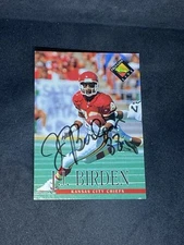 J.J. Birden 1994 Classic Pro Line Live #307 Kansas City Chiefs Auto Signed Card
