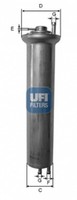 UFI Kraftstofffilter 31.924.00 Filtereinsatz FüR X5 E53 BMW E39 Alpina B10 E38