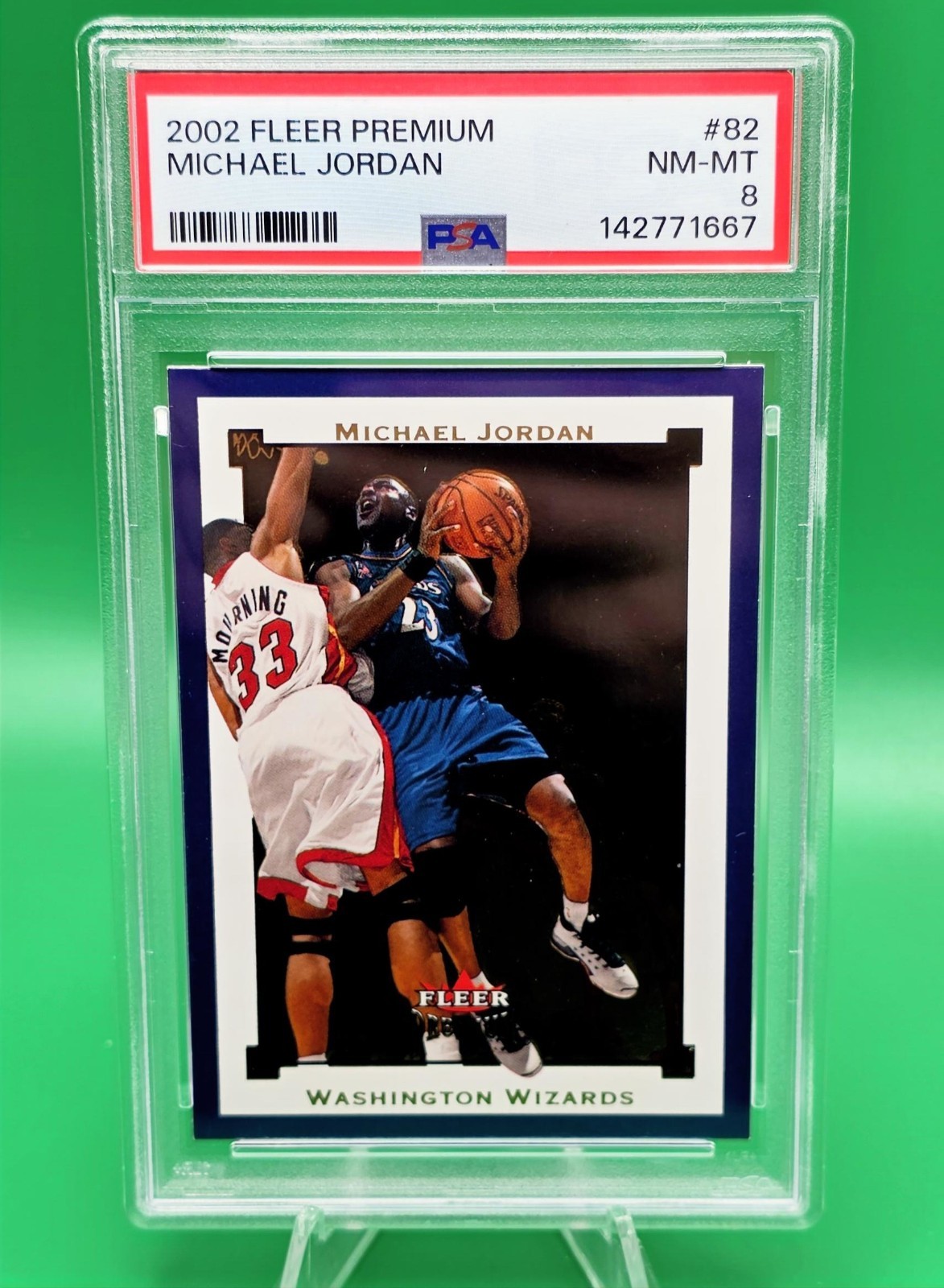 2002 Fleer Premium Michael Jordan PSA 8 Skybox MJ card #82 🔥🔥🔥