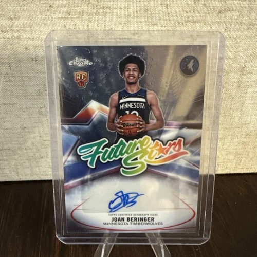 Joan Beringer 2025-26 Topps Chrome #FS-JB Future Stars Autograph Timberwolves
