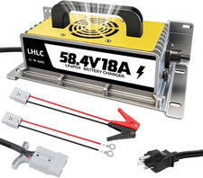 48V Lithium Battery Charger 58.4V 18A Lifepo4 Battery Charger 48 Volt 51.2V