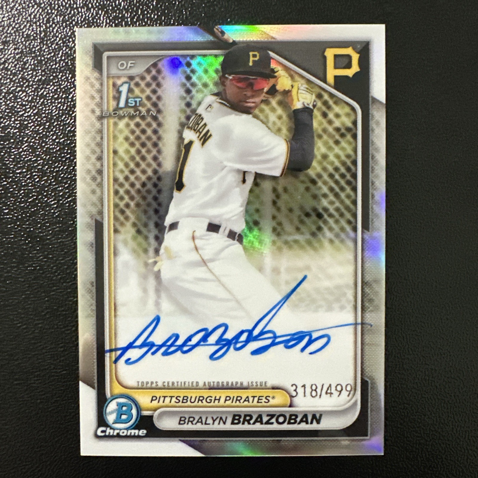 2024 Bowman Chrome - Bralyn Brazoban 1st Bowman Auto Refractor /499 🔥🔥🔥