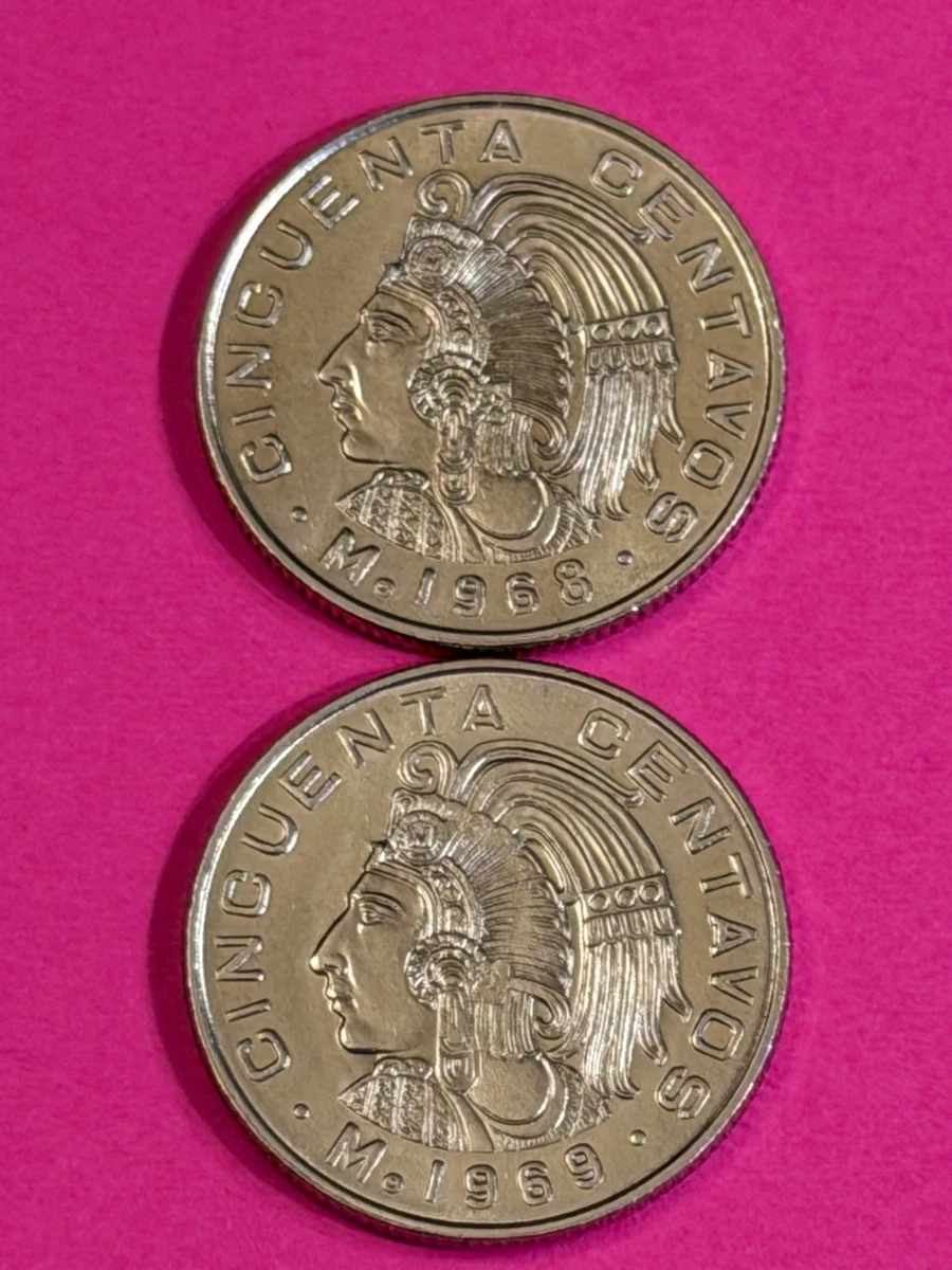 未使用　コンゴ民主共和国　1968年　50マクタ　P-11as　見本券 50 Centavos 1968 Mexican Coins (1905-Now) for sale | eBay