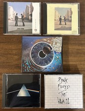 Pink Floyd 5 Ablum Lot The Wall Pulse Dark Side Wish You Were Here x2