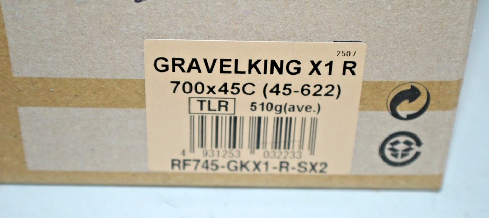 2024 Panaracer GravelKing X1 R 700x45 Brown Tubeless Knobby Gravel Tuff-Tex Race - Image 4 of 4