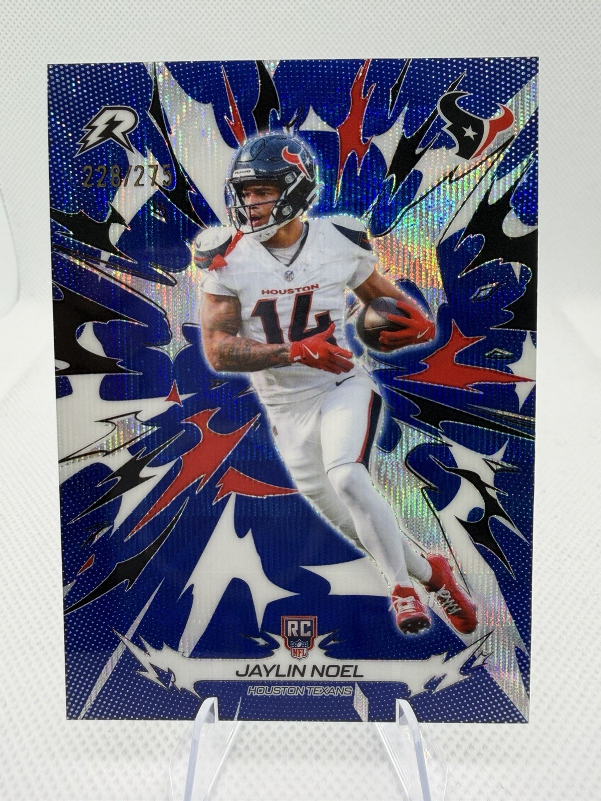 Jaylin Noel #135 /225 2025 Topps Resurgence Navy Surge Refractor - Color Match