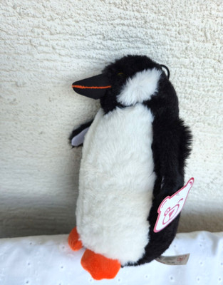 Landahl & Baumann Plüschtier Pinguin ca. 25 cm Kuscheltier schwarz/weiß neu