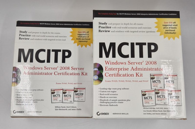MCITP Windows Server 2008 Enterprise Administrator Certification Kit Gibson Book