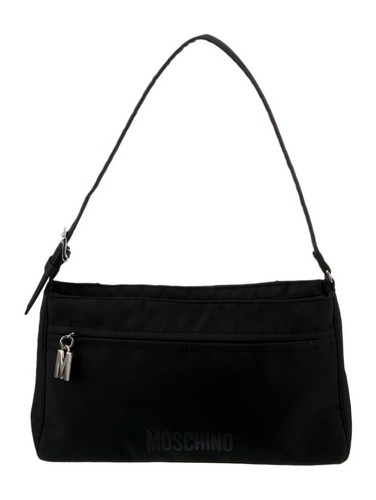 Moschino Black Nylon Shoulder Bag EUC