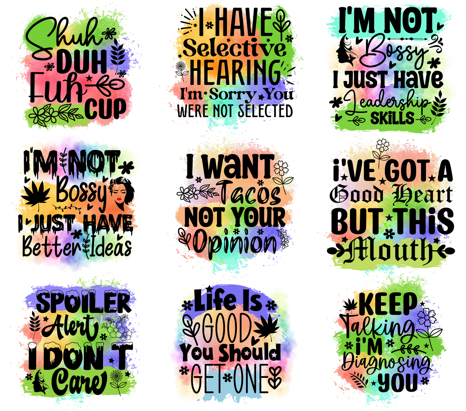 20 oz Graphic Tumbler- Sarcasm Funny phrases 51