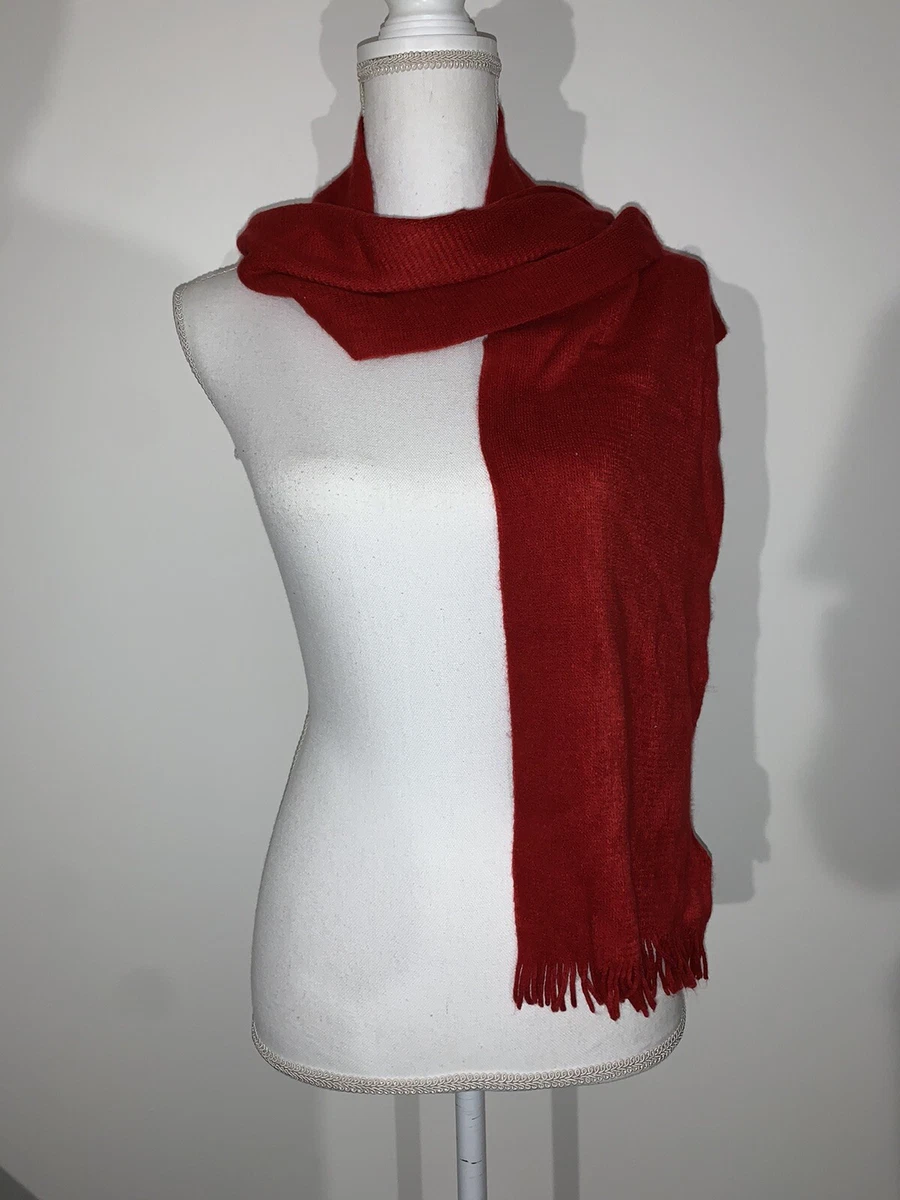 Calvin klein red scarf outlet