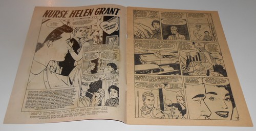THE UNMASKED HEART no.1 Horwitz Romance 1957 NURSE HELEN GRANT super-rare AUS ED - Picture 3 of 9