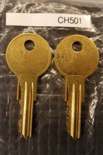 CH501 KEY 2 NEW KEYS FOR TOOL BOX KEY CODE CH501